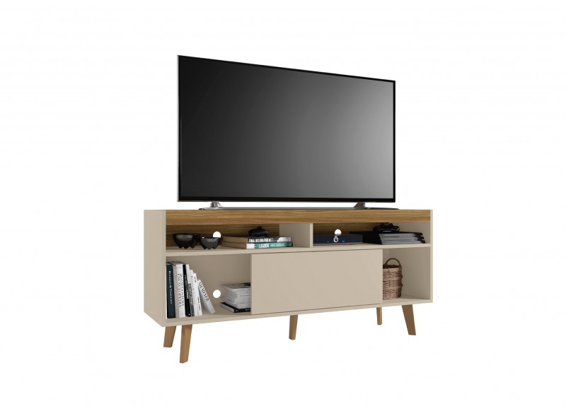 MEUBLE TV NOAH STAND 1 TIR OFF WHITE / LAMINATED