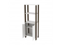 BOOKCASE OZADA REF AZ2006 2 PTS WHITE/WALNUT ( 28